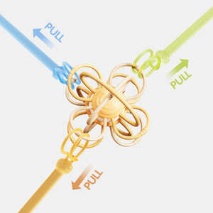 Juguete para la dentición del bebé con cadena antipérdida, soporte para chupete de silicona para 0 a 24 meses, juguete suave unisex - Product Image 2