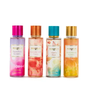 Wholesale 250ml Victorias Star Body Mist Deodorant Tropical Floral Scents Original Splash Body Mist Spray