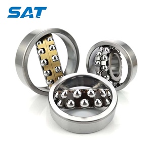Acero cromado Doble fila 11303 11304 11305 11306 11307 Alta calidad Larga vida útil <span class=keywords><strong>Comprar</strong></span> rodamientos de bolas autoalineables - Product Image 3