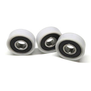 Roulements à rouleaux revêtus de plastique à faible bruit 15MM 20MM 25MM <span class=keywords><strong>30MM</strong></span> 35MM 40MM 608 626 ZZ 2RS Pom <span class=keywords><strong>Nylon</strong></span> porte coulissante porte roue à rouleaux - Product Image 4