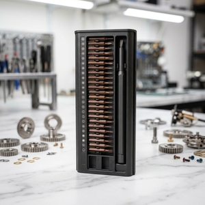 Jeu de tournevis robuste de 26 pièces : acier S2 haute dureté et zone magnétique intégrée pour un travail de précision - Product Image 1