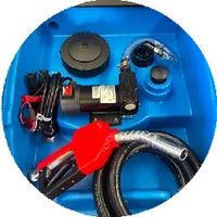 Réservoir de stockage de carburant Adblue 400L & 50L Réservoir de stockage de transfert diesel sans pompe standard électrique 12V, réservoir de carburant diesel Caddy