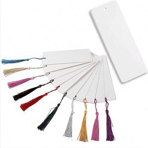 Cute Blank Tassels Hot Selling Souvenir Promotional Gift <b>Bookmarks</b> Custom Logo Printing Magnetic Paper <b>Bookmark</b> - Product Image 2