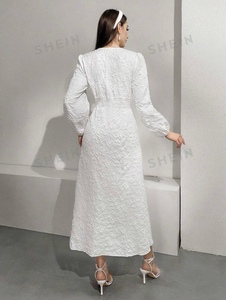 Tessuto Jacquard con disegno dimensionale 3D tessuto tessuto Jacquard Pattern per la realizzazione goffo abiti Jacquard vestiti - Product Image 5