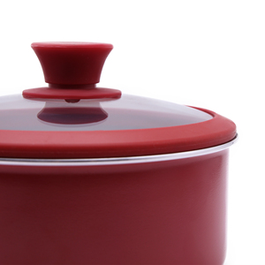 Juego de utensilios de cocina resistentes a altas temperaturas de 24cm con tapa <span class=keywords><strong>para</strong></span> comida de silicona - Product Image 6