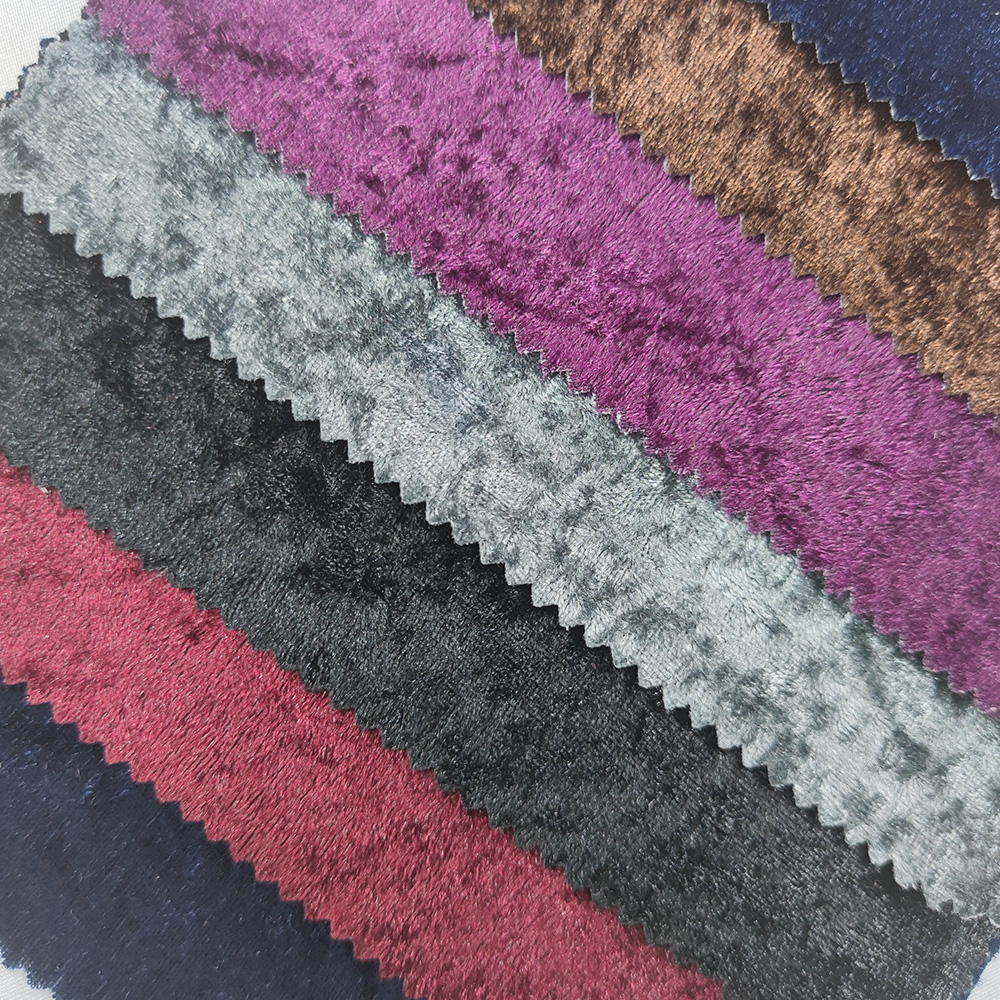Luxury Sofa Cover Fabric Wholesale Shrink-Resistant Ice Flower Velvet Breathable Knitted Waterproof Upholstery Other Fabric