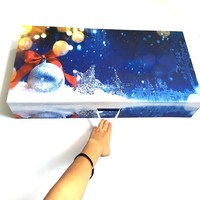 Benutzer definiertes Logo Große Luxus Magnetic Close Papier boxen für Damen handtaschen Skateboard Versand Kunden spezifisches Logo Magnet deckel Box
