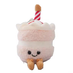 Pendentif poupée en peluche pain Kawaii <span class=keywords><strong>Porte</strong></span>-clés <span class=keywords><strong>porte</strong></span>-clés pour <span class=keywords><strong>couple</strong></span> Cadeau mignon de simulation de nourriture peluches en peluche pour gâteau d'anniversaire <span class=keywords><strong>Porte</strong></span>-clés à breloques - Product Image 1