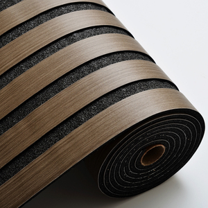 Pannello Murale Scanalato Autoadesivo Domoora, Adesivo Murale Fonoassorbente a Strisce per Decorazione <span class=keywords><strong>Casa</strong></span> e Ufficio - Product Image 2
