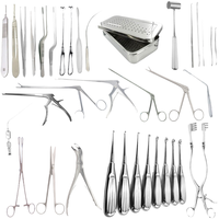 Ensemble de 35 instruments chirurgicaux manuels FIDA International SS-98898 de classe II pour laminectomie neuro-orthopédique et chirurgie de la colonne vertébrale CCC
