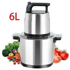 Pounded Yam Pounder Fufu Pounding Machine And Vegetable Food Meat Chopper Portable Stainless Steel 6l 10L Electric Meat Grinder