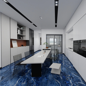Grande <span class=keywords><strong>dalle</strong></span> <span class=keywords><strong>d</strong></span>'onyx émeraude froid de luxe - Pierre polie écologique <span class=keywords><strong>au</strong></span> design moderne pour sols <span class=keywords><strong>d</strong></span>'hôtels et de bureaux - Taille personnalisable - Product Image 3