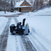 Soplador de Nieve Robótico Portátil con Orugas y Motor de Gasolina/Diésel de Arranque Eléctrico WIGON, Control Remoto, 1 Año de Garantía, 228 kg