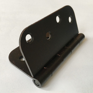 American Style Civilian <strong>Hinge</strong> 4-inch <strong>Black</strong> Flat Open Iron <strong>Hinge</strong> - Product Image 3