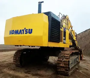Kullanılan Komatsu PC1250 paletli hidrolik ekskavatör ağır inşaat makinesi kullanılan Komatsu PC1250 125 ton inşaat ekipmanları