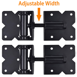 <span class=keywords><strong>Cerniere</strong></span> <span class=keywords><strong>per</strong></span> <span class=keywords><strong>cancelli</strong></span> a chiusura automatica, regolabili, resistenti, kit <span class=keywords><strong>cerniere</strong></span> <span class=keywords><strong>per</strong></span> <span class=keywords><strong>cancelli</strong></span> a 90 gradi <span class=keywords><strong>per</strong></span> recinzioni esterne <span class=keywords><strong>in</strong></span> legno, vinile, metallo, nere - Product Image 2