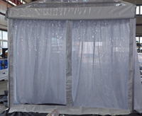 Photo réelle *Sans IA* Vente directe usine Tente de mariage transparente de 9 m de portée avec doublure blanche et structure en aluminium pour événements extérieurs
