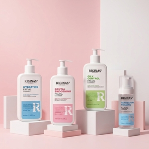 Nettoyant visage en profondeur Riginas Private Label, nettoyant visage hydratant pour peaux normales - Product Image 1