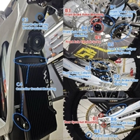 Kit de vis et boulons en titane pour Sur-Ron Light Bee X / Segway X160 X260 / 79Bike Falcon M TC4/GR5
