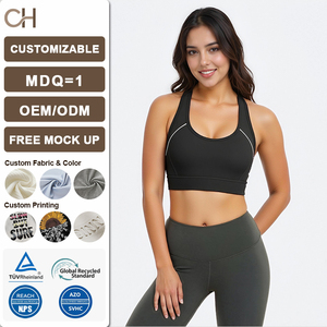 Débardeurs pour femmes <span class=keywords><strong>grande</strong></span> <span class=keywords><strong>taille</strong></span>, soutien-gorge de sport à fort impact, sans armatures, antichoc, pour poitrines généreuses, idéal pour la gym, la course, le yoga et le fitness - Product Image 1