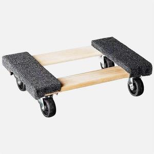 18\" X 12\" Heavy Duty Customizable <strong>Wooden</strong> Furniture <strong>Dolly</strong> ODM/OEM Steel Hand <strong>Cart</strong> &amp; Trolley for Moving &amp; Shopping - Product Image 5
