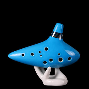 <span class=keywords><strong>Flauta</strong></span> de cerámica de doce agujeros con llave en C de <span class=keywords><strong>tenor</strong></span>: un instrumento musical chino tradicional - Product Image 2