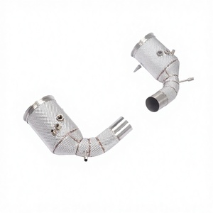 Tubo <span class=keywords><strong>di</strong></span> <span class=keywords><strong>Scarico</strong></span> per Porsche 911 992 3.0T 2019-2023 <span class=keywords><strong>Tubi</strong></span> <span class=keywords><strong>di</strong></span> <span class=keywords><strong>Scarico</strong></span> in Acciaio Inox con Convertitore Catalitico e Scudo Termico - Product Image 1