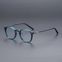 Montures de lunettes optiques haut de gamme en acétate, sur mesure, avec verres correcteurs médicaux