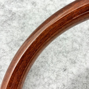 Hot Sell Classic 350mm ABS 4 Deep Dish Electroplated <b>Bracket</b> Retro Peach Wood Steering Wheel - Product Image 6