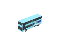 Clé USB CLE 8 Go/16 Go/32 Go en forme d'autobus à deux étages en PVC de forme personnalisée OEM vente en gros