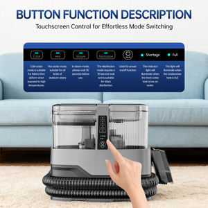 Máquina limpiadora de alfombras comercial portátil, Limpiador de vapor para alfombras, alfombras, interiores de automóviles, manchas - Product Image 6