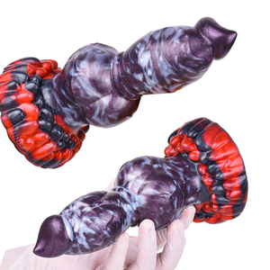 Dildo in Silicone a Forma di Nodo di Cane NNSX con Ventosa, Giocattolo Sessuale Fantasia Animale per <span class=keywords><strong>Donna</strong></span> <span class=keywords><strong>e</strong></span> <span class=keywords><strong>Uomo</strong></span>, <span class=keywords><strong>Masturbazione</strong></span> <span class=keywords><strong>e</strong></span> Plug Anale - Product Image 1