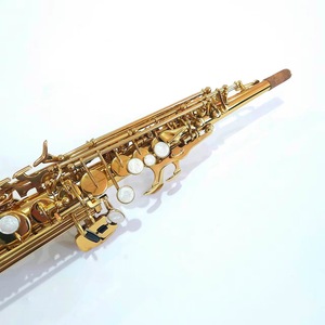 Saxophone <span class=keywords><strong>Soprano</strong></span> Professionnel à Tube Droit pour Vente Directe Transfrontalière, Clé G, Personnalisable avec LOGO - Product Image 3