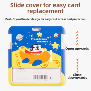 <span class=keywords><strong>Porte</strong></span>-badge photo personnalisé écologique et mignon en forme de fleur, en plastique ABS, <span class=keywords><strong>avec</strong></span> <span class=keywords><strong>cordon</strong></span> à ressort en acrylique - Product Image 4