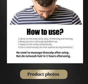 Spray para el Crecimiento del Cabello con Biotina de Marca Privada al por Mayor, Fórmula Natural, el Mejor Spray Anticaída, Suero para el Crecimiento del Cabello para Hombre - Product Image 6