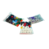 Kit de structure moléculaire de chimie en plastique non toxique de 444 pièces (136 atomes) |   Outil de modélisation de molécules organiques/inorganiques en 3D