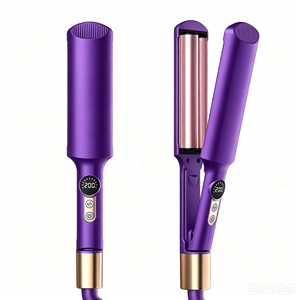 Rizador <span class=keywords><strong>de</strong></span> <span class=keywords><strong>Pelo</strong></span> Profesional Portátil para Ondas Francesas <span class=keywords><strong>de</strong></span> 32mm, <span class=keywords><strong>Ondulador</strong></span> <span class=keywords><strong>de</strong></span> Sirena <span class=keywords><strong>con</strong></span> Iones Negativos, Rizador en Forma <span class=keywords><strong>de</strong></span> V para Ondas <span class=keywords><strong>de</strong></span> Agua - Product Image 1