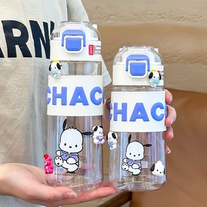 Botella de agua Sanrio Melody Tritan de 620 ml con infusor de té, diseño de dibujos animados para estudiantes y uso en la oficina. - Product Image 5