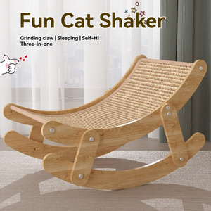 Jianma Letto Integrato per Gatti, Poltrona Lounge Estiva, Divano Giocattolo, Tiragraffi, Amaca, Culla, Albero per Gatti in Materiale Sicuro e Facile da Usare - Product Image 2