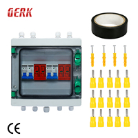 Boîtier de Combinateur Solaire IP65 HA-8 Voies en PC/ABS Étanche avec Disjoncteur MCB et Parafoudre SPD Certifié CE pour Système Solaire Domestique