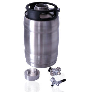 Yeni stil paslanmaz çelik 2l/4l/5l bira keg dağıtıcı sistemi mini co2 regülatörü ile bira için kullanılır - Product Image 2