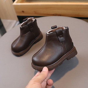 Children Girls Korean British Style Winter Autumn Soft Bottom Anti-slip Kids Girl <b>Ankle</b> Boots - Product Image 4