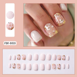 24 <span class=keywords><strong>Uñas</strong></span> Postizas Reutilizables con Diseño de Leopardo, <span class=keywords><strong>Uñas</strong></span> Acrílicas <span class=keywords><strong>Cortas</strong></span> y <span class=keywords><strong>Cuadradas</strong></span> con Corazón Negro, Decoración de <span class=keywords><strong>Uñas</strong></span> - Product Image 6
