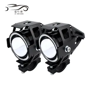 U7 faróis de motocicleta, farol de luz para motocicleta h4 h6 led à prova d' água u7 6000k