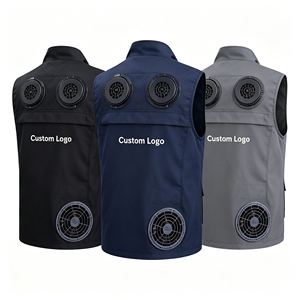 Chaleco Refrigerante Portátil con Ventilador Recargable, Chaqueta de Trabajo con Refrigeración por Aire, Logotipo Personalizado, Chaleco de Alivio del Calor para Trabajadores de la Construcción - Product Image 5