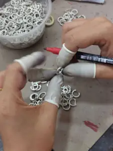 Женские серьги-гвоздики из 925 серебра