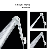 Pommeau de douche multifonctionnel pour soins de santé avec fonction de massage, filtre en coton PP, matériau en plastique ABS