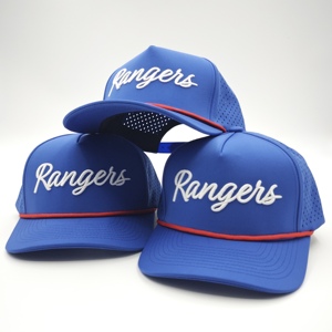 Gorra de Golf de 5 Paneles, Diseño de Moda, Impermeable, Logotipo Bordado Personalizado, MOQ Bajo, OEM, Perforada con Láser, Estilo Boutique, Material Premium - Product Image 2