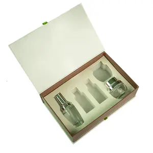 Caja de embalaje de aceite esencial personalizada Caja magnética de perfume de café Parfum