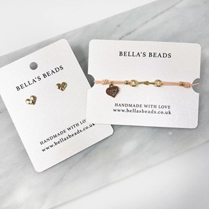 Thẻ trưng bày trang sức khuyên tai, vòng cổ, mặt dây chuyền bằng giấy bìa cứng in <span class=keywords><strong>offset</strong></span> dày, tùy chỉnh in logo và nhãn mác - Product Image 2